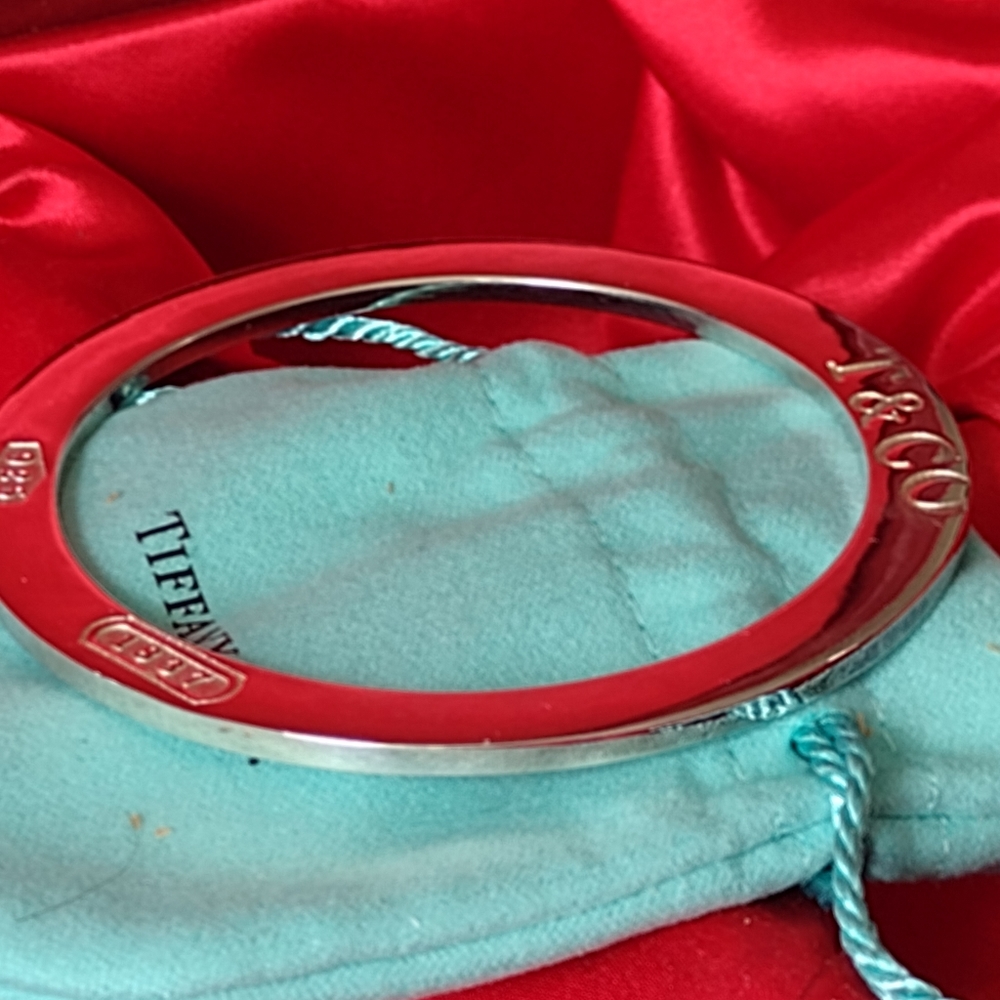 Tiffany Retired Authentic 1837 Cushion Bangle - Picture 10 of 15
